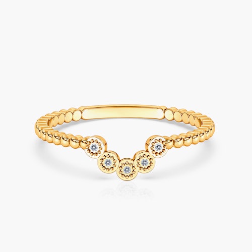 Pierścionek zaręczynowy SAVICKI: dwukolorowe złoto, diamenty